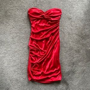Form Fitting Red Dress